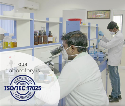 over lab is iso certified